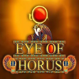 Slots logo of Eye of Horus from RTG (Reel Time Gaming) at Kanuuna Casino