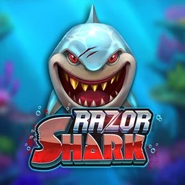 Razor Shark slot logo by Push Gaming at Kanuuna Casino